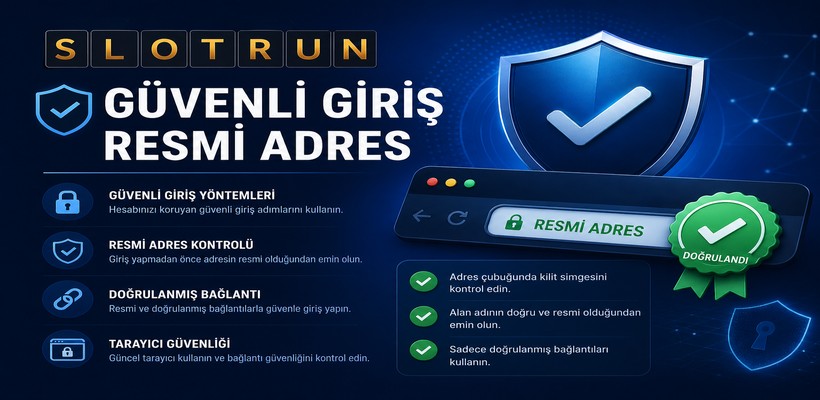 Slotrun Giriş Rehberi Slotrun giriş rehberi makale görseli